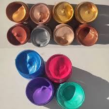 Kolortek Metallic Pearls Pigment Color Paste for Epoxy Resin Painting Slime Art Painting